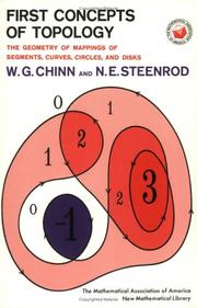 Cover of: First Concepts of Topology by William G. Chinn