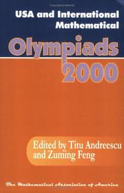 Cover of: USA and International Mathematical Olympiads (Maa Problem Books Series)