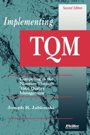 Implementing TQM by Joseph R. Jablonski
