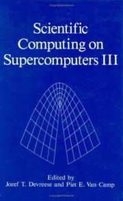 Cover of: Scientific computing on supercomputers III