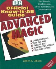 Cover of: Advanced magic | 