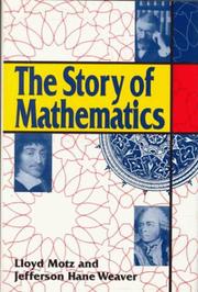 Cover of: The story of mathematics by Motz, Lloyd