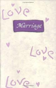 Cover of: Marriage: A Blue Mountain Arts Collection For Two People Committed To A Lifetime Of Love (Shapes of Life)
