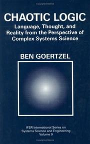 Cover of: Chaotic logic by Ben Goertzel