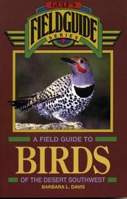 Cover of: A field guide to birds of the desert Southwest