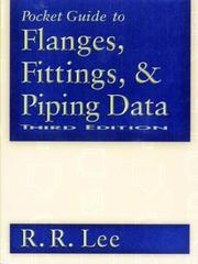 Cover of: Pocket Guide to Flanges, Fittings, and Piping Data | R. R. Lee