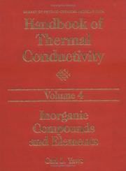 Cover of: Handbook of thermal conductivity