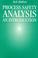 Cover of: Process safety analysis