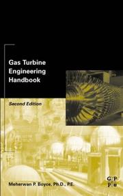 Cover of: Gas Turbine Engineering Handbook, Second Edition (Incompressible Flow Turbomachines)