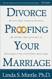 Cover of: Divorce proofing your marriage