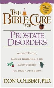 Cover of: Bible Cure for Prostate Disorders by Don Colbert