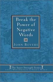 Cover of: Break the Power of Negative Words (Inner Strength Series, 2)