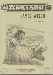Cover of: James Welch by Wild, Peter