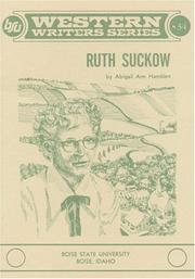 Cover of: Ruth Suckow