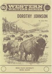 Cover of: Dorothy Johnson