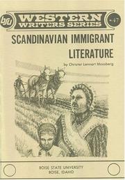 Cover of: Scandinavian immigrant literature by Christer Lennart Mossberg