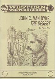Cover of: John C. Van Dyke: the desert
