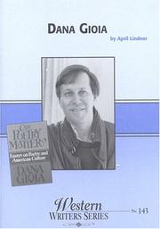 Cover of: Dana Gioia by April Lindner