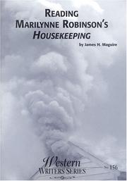 Cover of: Reading Marilynne Robinson's Housekeeping