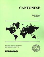 Front cover of Cantonese by Elizabeth Latimore Boyle