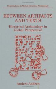Cover of: Between Artifacts and Texts by Anders Andrén