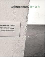 Cover of: Accumulated Vision by Rhea Anastas, Pamela Lee, Claudia Gould, Paul Virilio, Barry Le Va