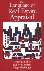 Cover of: The language of real estate appraisal