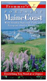 Cover of: Frommer's Portable Maine Coast (1st Ed.)