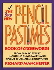 Cover of: 3rd New Pencil Pastimes Book of Crosswords by Richard Manchester
