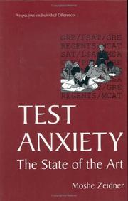 Cover of: Test anxiety by Moshe Zeidner