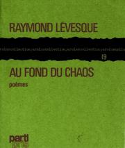 Cover of: Au fond du chaos