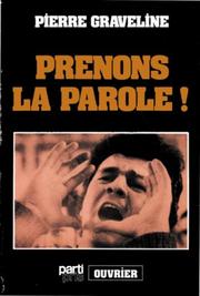 Cover of: Prenons la parole!