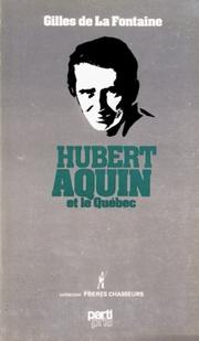 Cover of: Hubert Aquin et le Québec