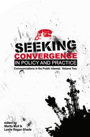 Cover of: Seeking convergence in policy and practice