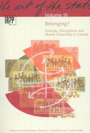 Cover of: Art of the State: Belonging? Diversity, Recognition, and Shared Citizenship in Canada