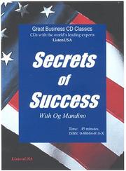 Cover of: Secrets of Success