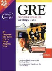 Cover of: GRE by Educational Testing Service.