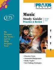Cover of: Music Study Guide (Book and CD-Rom, Praxis Study Guides) (Praxis Study Guides)