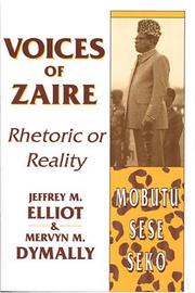 Cover of: Voices of Zaire: rhetoric or reality