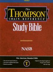 Thompson Chain Reference Bible-NASB by Frank Charles Thompson