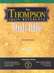 Thompson Chain-Reference Study Bible-KJV by Frank Charles Thompson