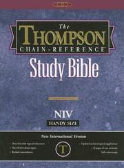 Cover of: Thompson Chain-Reference Study Bible-NIV-Handy Size