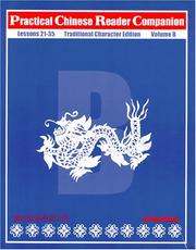 Cover of: Practical Chinese Reader, Companion B (Simplified Character Edition) (Simplified Character Editions)