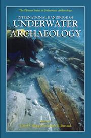 Cover of: International handbook of underwater archaeology by edited by Carol V. Ruppé and Janet F. Barstad.