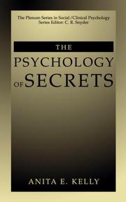 Cover of: The Psychology of Secrets by Anita E. Kelly