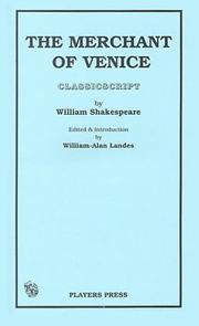 Cover of: The merchant of Venice by William-Alan Landes