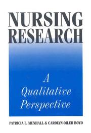 Cover of: Nursing research: a qualitative perspective