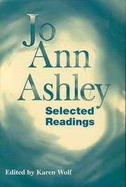 Cover of: Jo Ann Ashley: Selected Readings (National League for Nursing Series (All Nln Titles)
