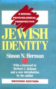 Jewish identity by Simon N. Herman