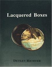 Cover of: Lacquered boxes